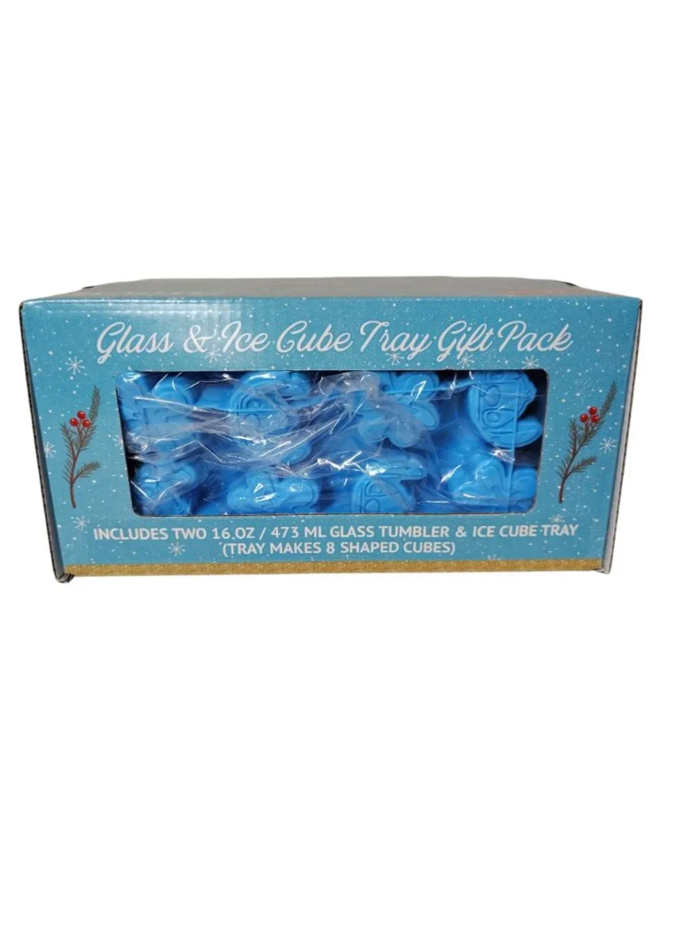 Disney Stitch Glass and Ice Cube Tray Set Gift Pack